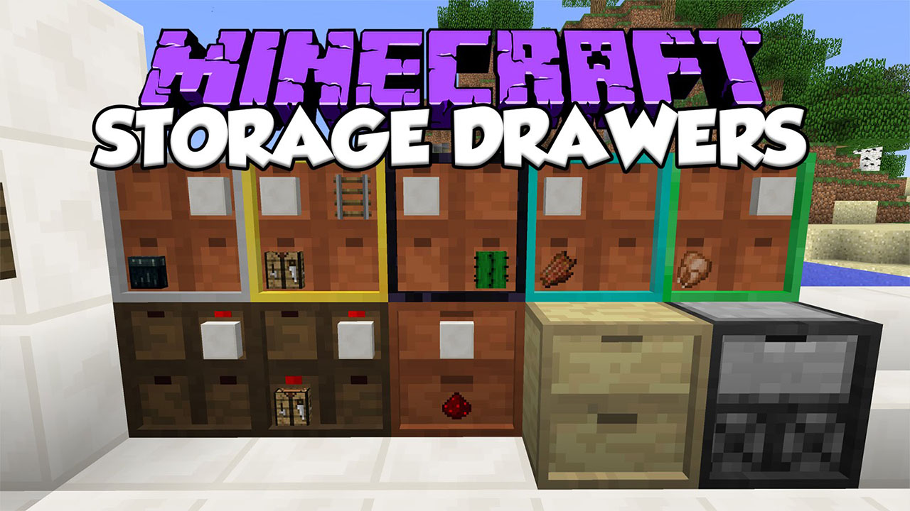 Storage Drawers Mod - Minecraft Mods